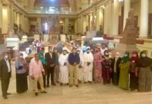 صورة وزارة السياحة تستضيف وفدا من أئمة السودان في زيارة للمتحف المصري