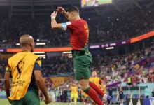 صورة كريستيانو رونالدو قبل لقاء المغرب: البرتغال فازت بكأس العالم