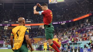 صورة كريستيانو رونالدو قبل لقاء المغرب: البرتغال فازت بكأس العالم