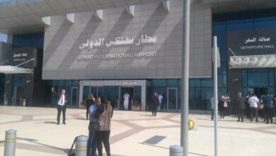 صورة مطار سفنكس يستقبل 8 رحلات طيران جديدة من الكويت وأيطاليا
